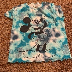 Tie dye Mickey Mouse shirt